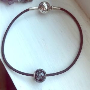 Pandora essence bracelet with charm